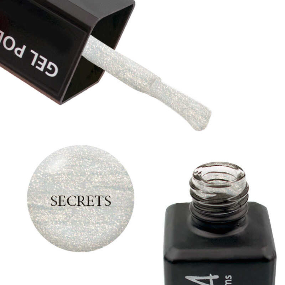 Гель-лак ReformA Secrets 941137 серебро с переливающимися шиммерами и легким перламутром. 10 мл