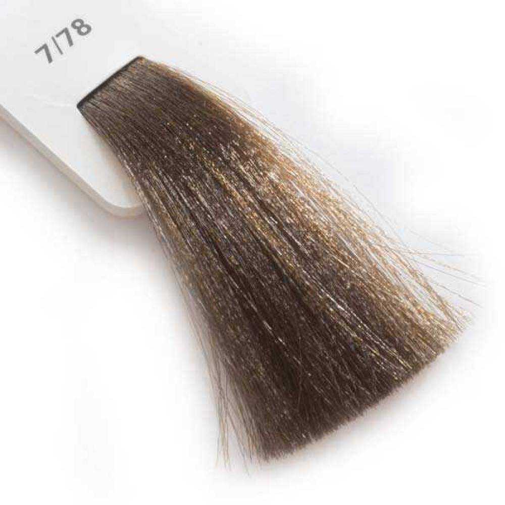 Крем-краска для волос Lisap LK Creamcolor OPC 7/78, блондин мокко, 100 мл