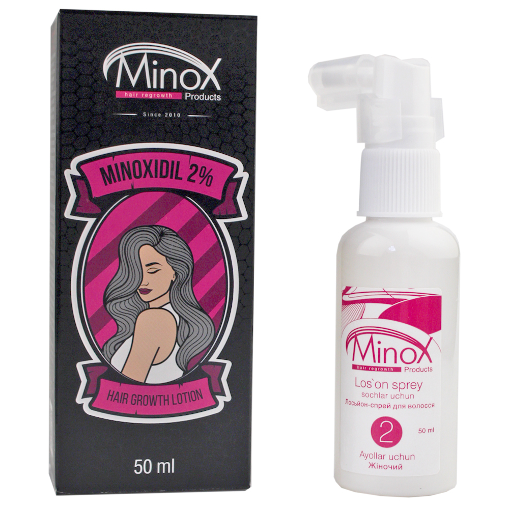 Лосьон-спрей для роста волос MinoX 2. женский. 50 мл