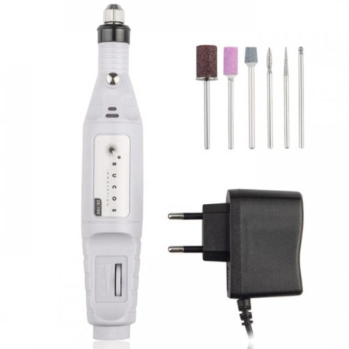 Фрезер-ручка Bucos Nail Drill ZS-100, 20 000 оборотов/мин, для аппаратного маникюра, цвет белый, фото 1, 236 грн.