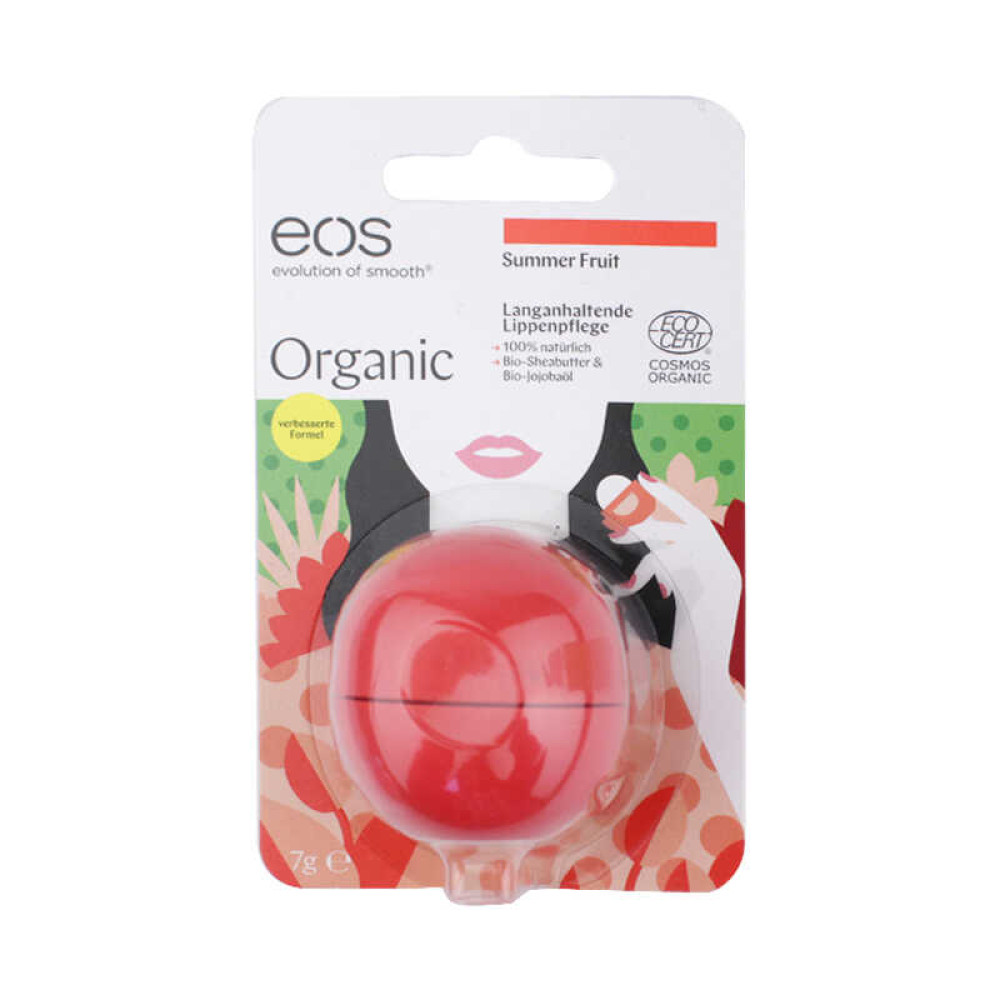 Бальзам для губ EOS Organic Summer Fruit Летние фрукты, 7 г