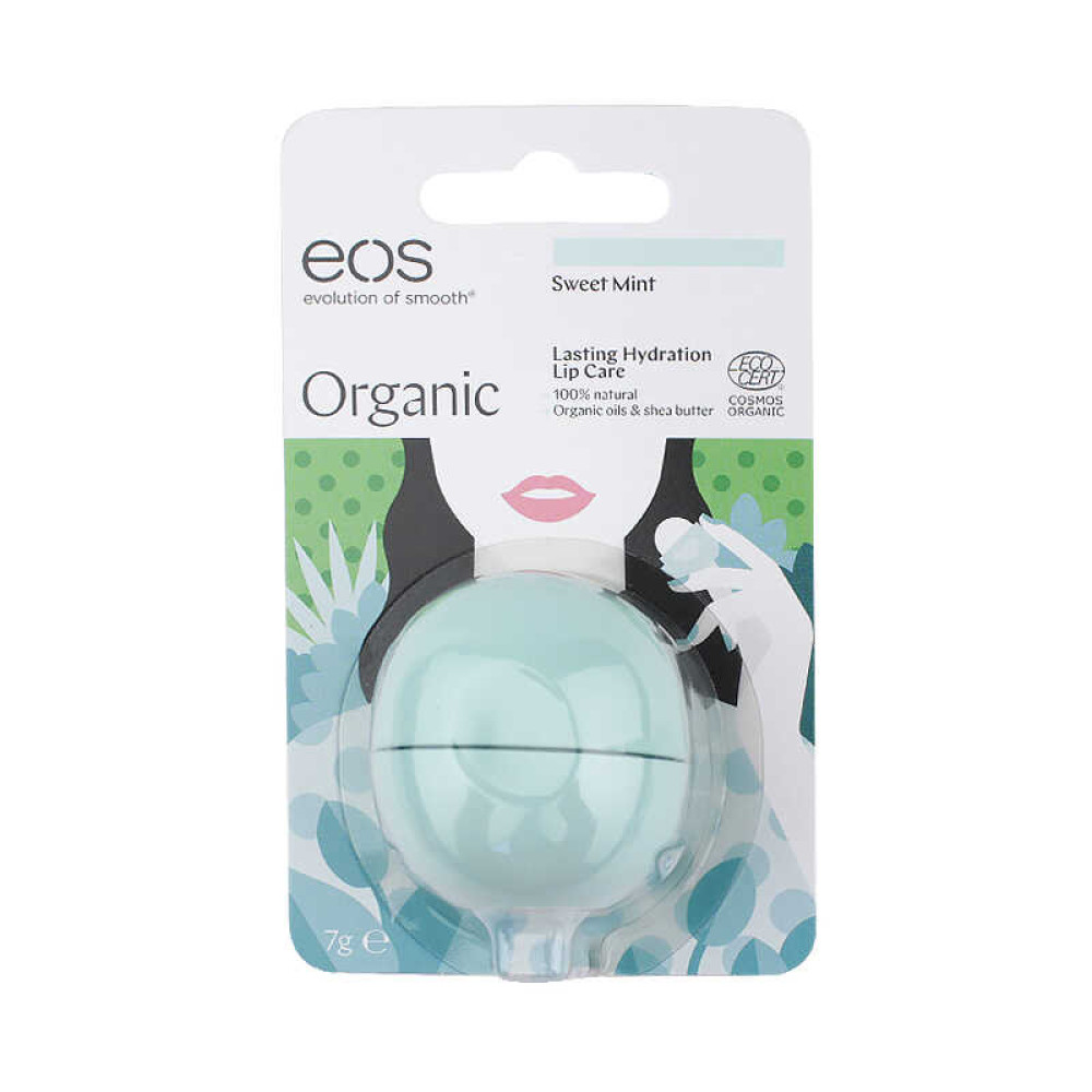 Бальзам для губ EOS Organic Sweet Mint Сладкая мята, 7 г