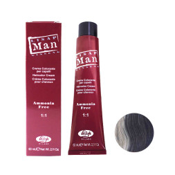 Крем-краска для мужчин без аммиака Lisap Man Color 2, черный, 60 мл