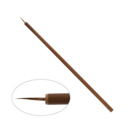 Пензлик для малювання. бамбукова ручка. ворс ласки