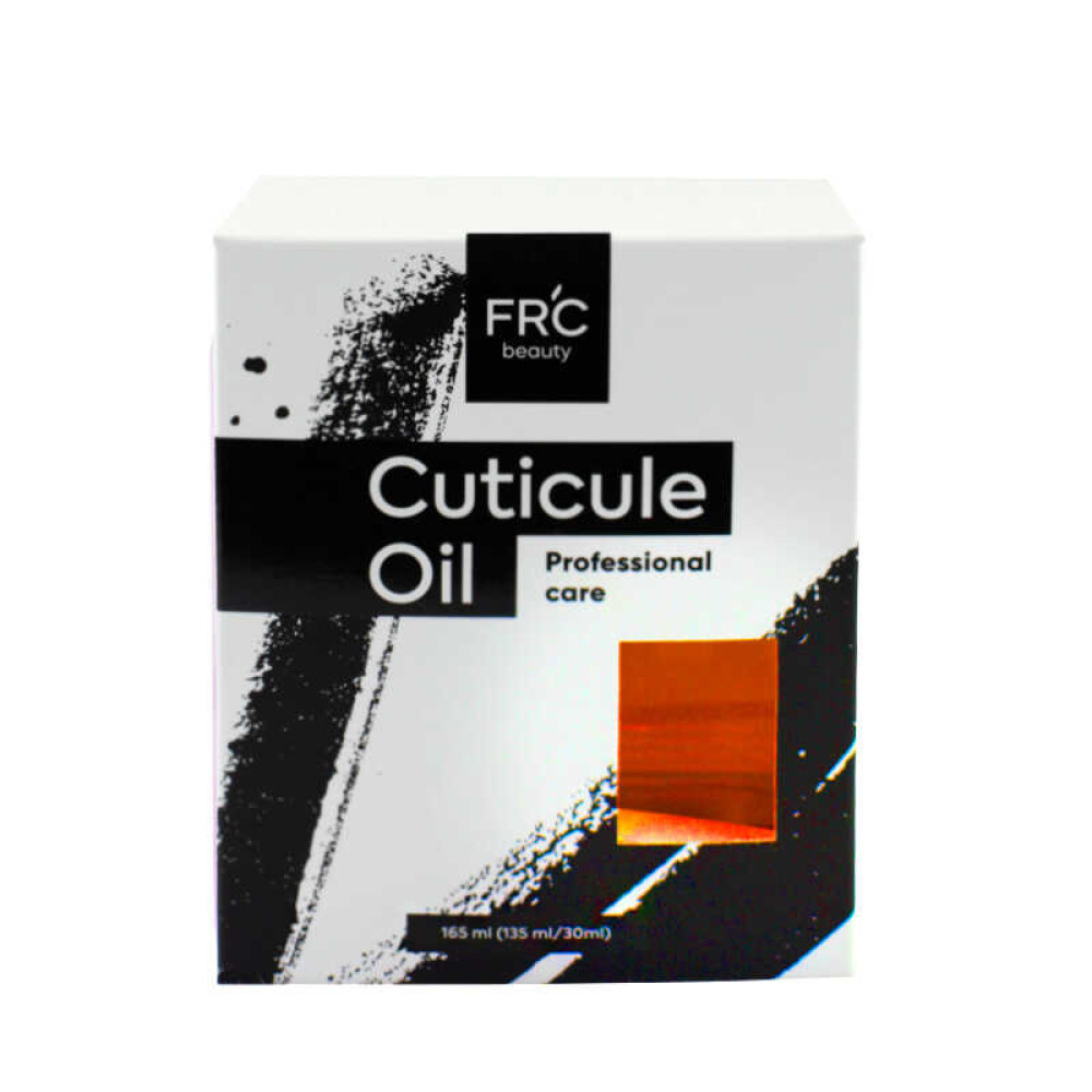  Набір олійки для кутикули FRC Beauty Cuticle Oil Orange Toucan, колір помаранчевий, 135 мл і 30 мл