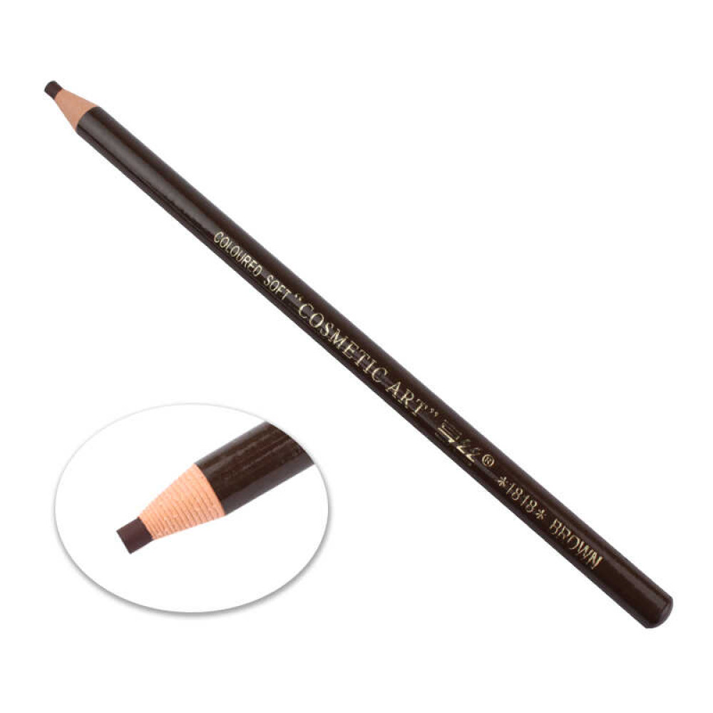 Олівець для мікроблейдінга Cosmetic Art Brown 02. коричневий
