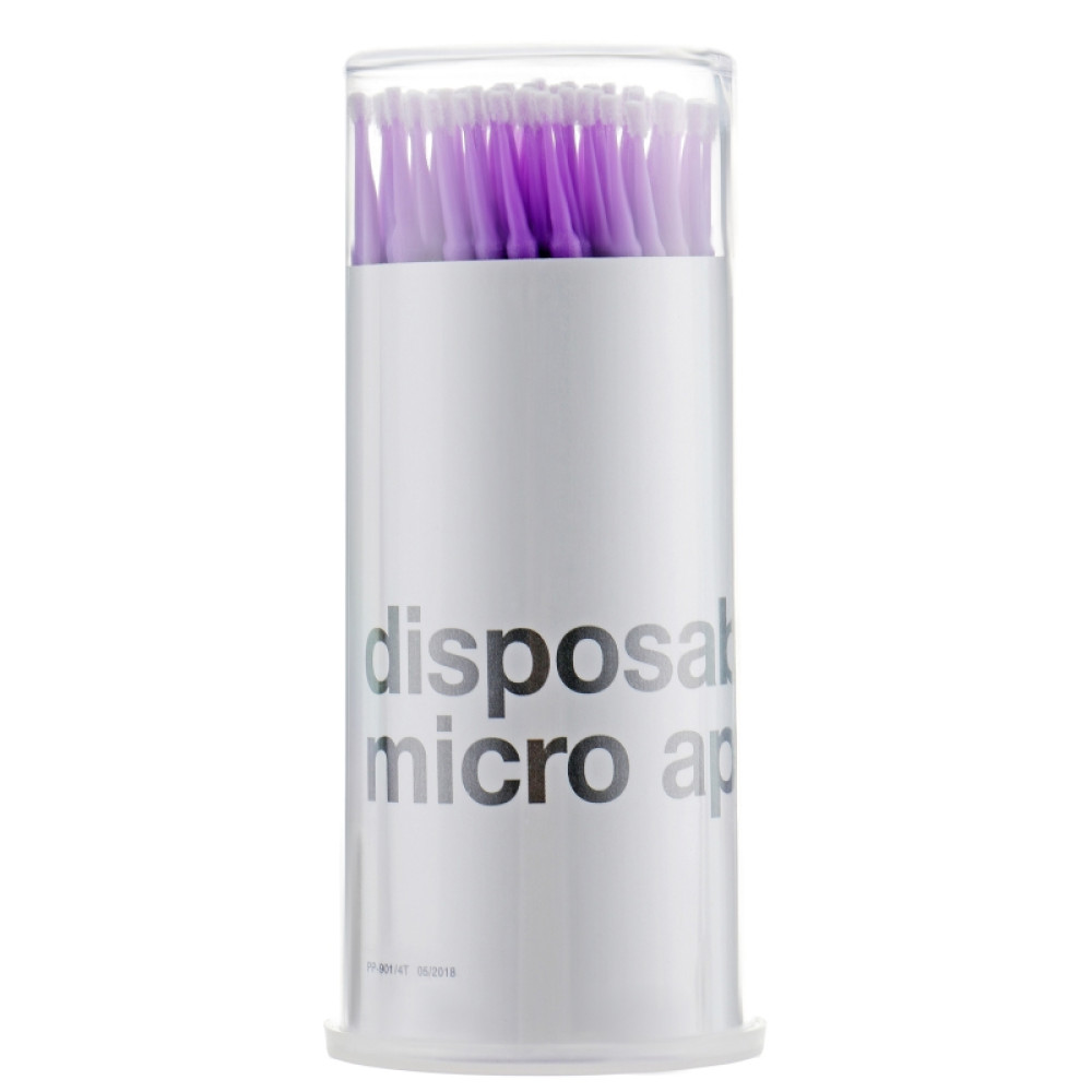 Микробраши Starlet Professional Ultrafine PP-903, 100 шт., фиолетовые