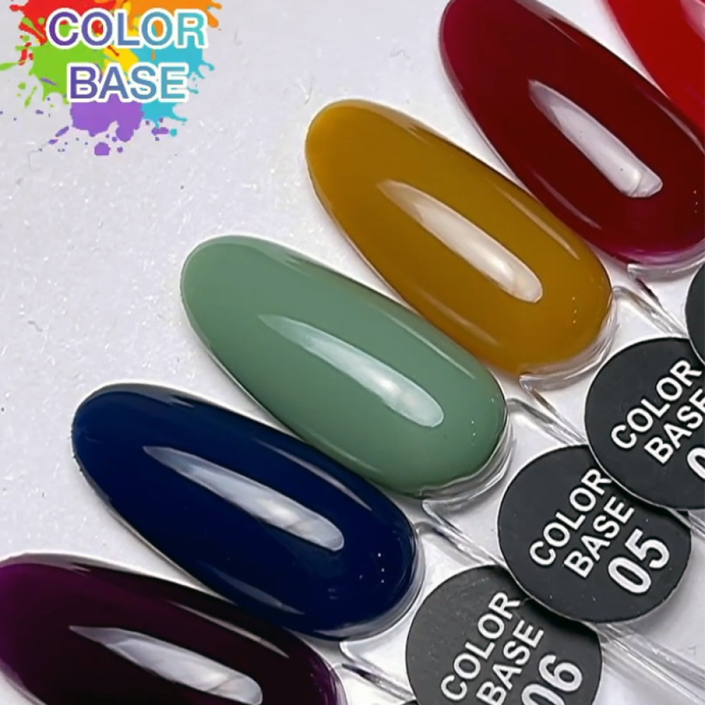 База кольорова Oxxi Professional Color Base 004. гірчично-оливковий. 10 мл