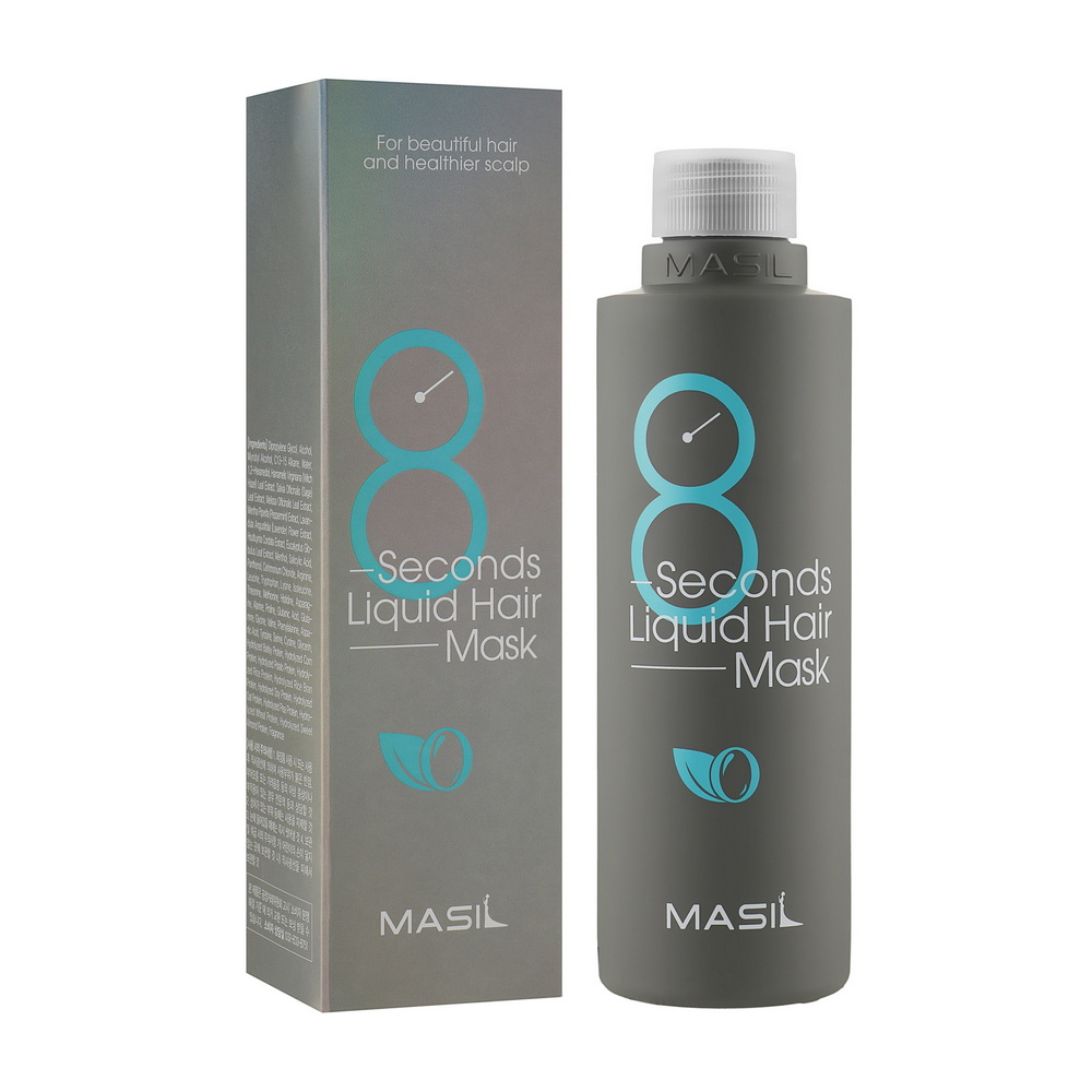 Маска-филлер для волос Masil 8 Seconds Liquid Hair Mask восстанавливающая для объема, 100 мл
