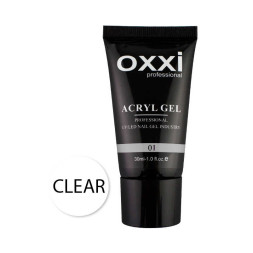 Акрил-гель Oxxi Professional Aсryl Gel 001 прозорий. 30 мл