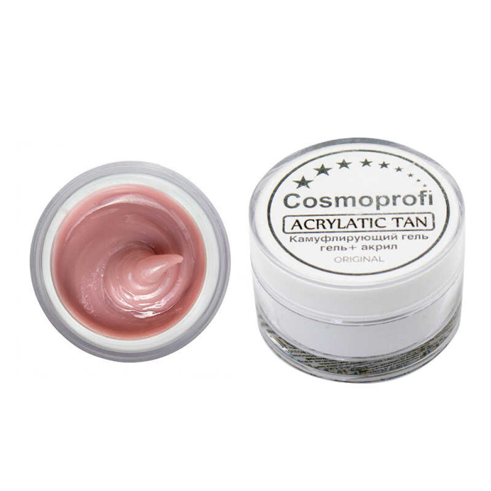 Акрил-гель Cosmoprofi Professional Aсrylatic Tan, телесно-розовый, 15 г