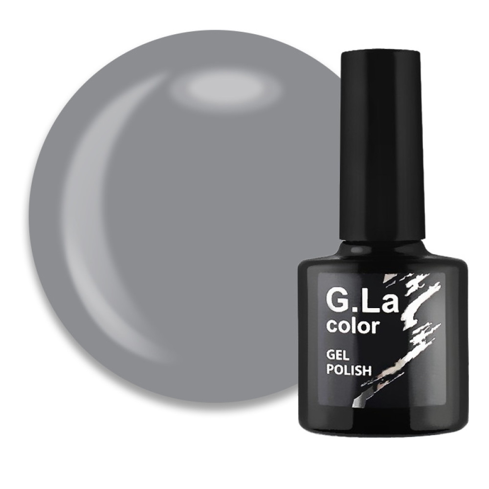 Гель-лак G.La color NEW 021 серый хаки. 10 мл