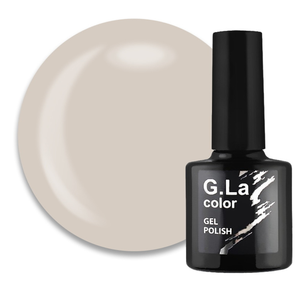 Гель-лак G.La color NEW 026 світло-сірий. 10 мл