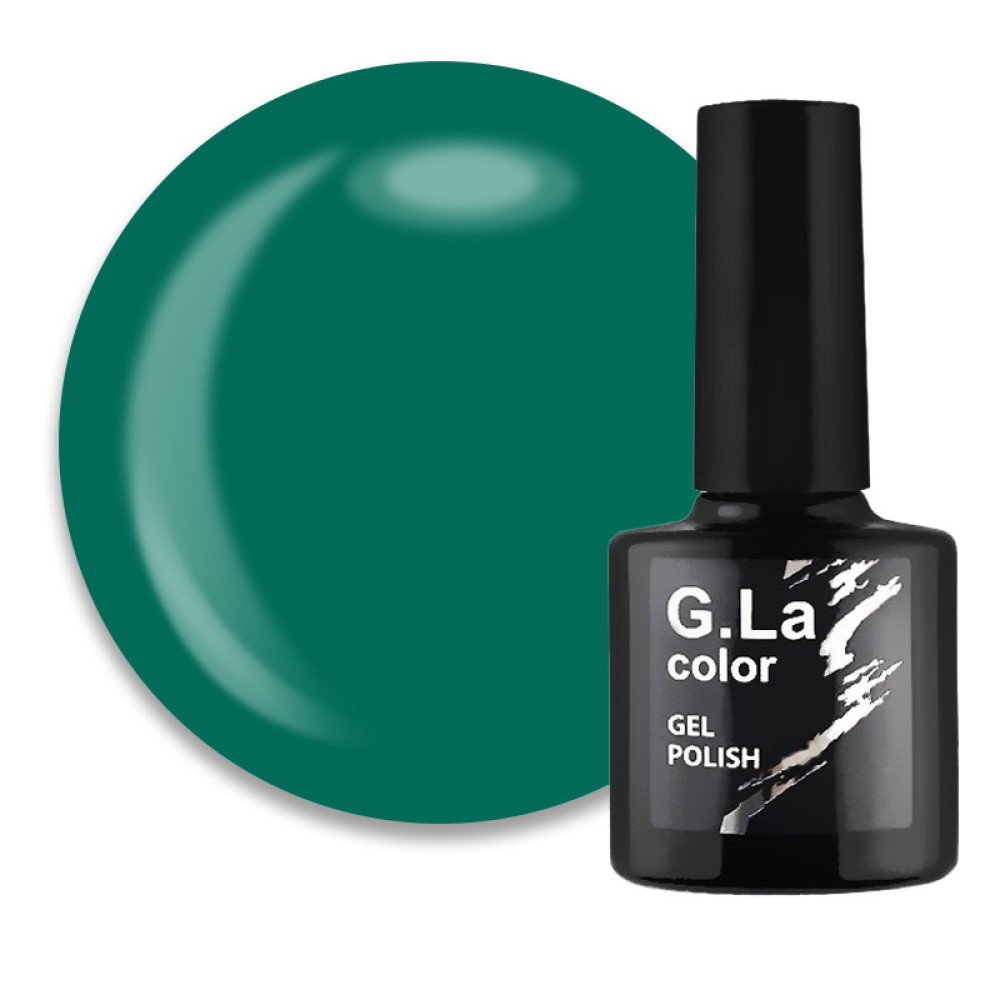 Гель-лак G.La color NEW 069 бірюзово-зелений. 10 мл