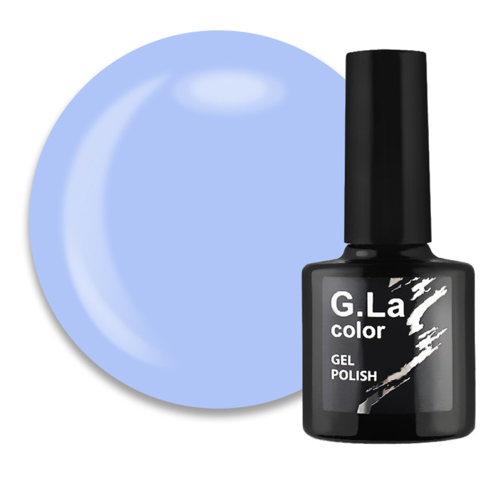 Гель-лак G.La color NEW 070, мягкий голубой, 10 мл