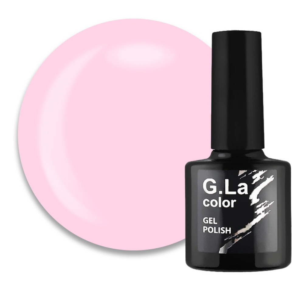 Гель-лак G.La color NEW 074 світло-рожевий. 10 мл
