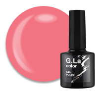 Гель-лак G.La color NEW 078, фламинго, с флуоресцентным эффектом, 10 мл