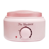 Воскоплав баночный Pro-wax 200X, для воска в банке, в таблетках, в гранулах, цвет розовый