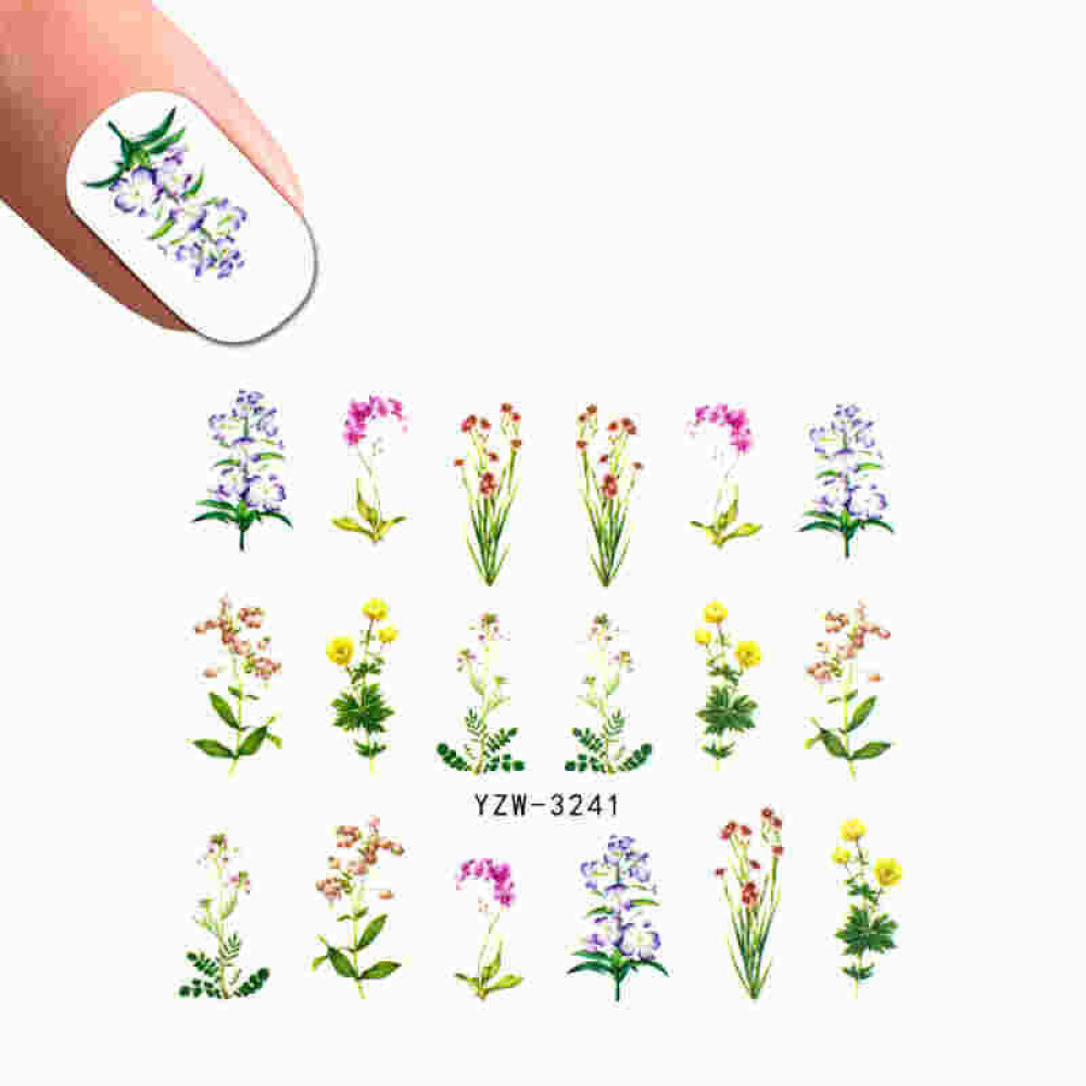 Слайдер-дизайн YZW-3241 Квіти. листя