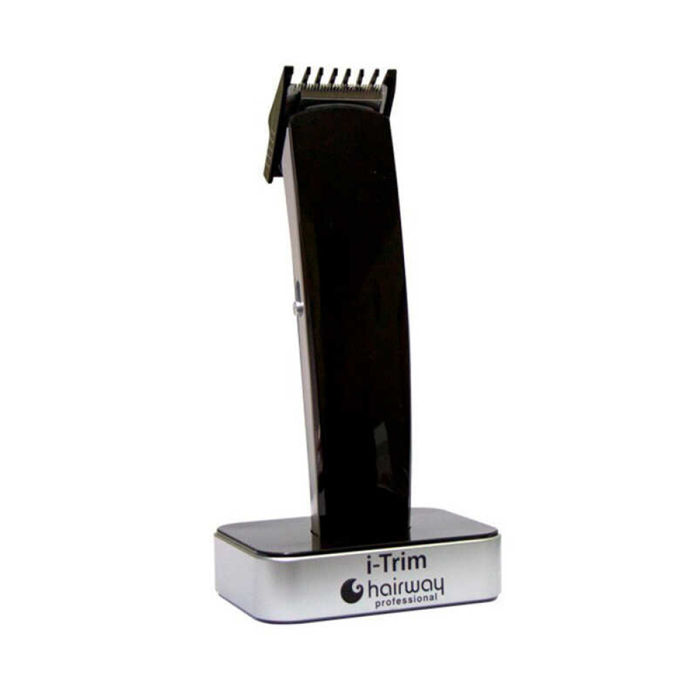 Машинка для фігурної стрижки волосся Hairway I-Trim, 7 змінних насадок, колір чорний