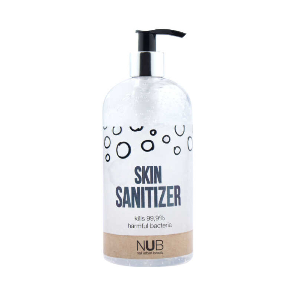 Гель антисептичний для рук та шкіри (санітайзер) NUB Skin Sanitizer. лайм і перцева мята. 500 мл