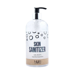 Гель антисептичний для рук та шкіри (санітайзер) NUB Skin Sanitizer. лайм і перцева мята. 500 мл