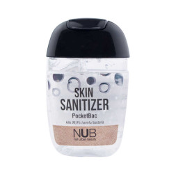Гель антисептичний для рук та шкіри (санітайзер) NUB Skin Sanitizer. лайм і перцева мята. 29 мл