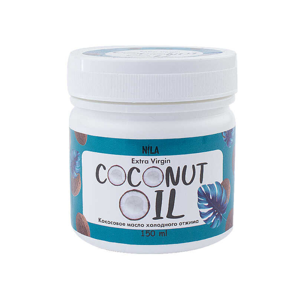 Натуральна кокосова олійка для волосся і тіла Nila нерафінована. 150 мл