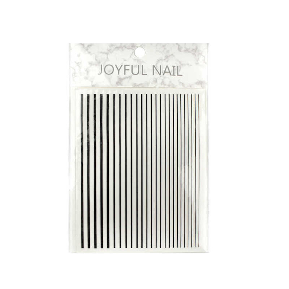Гибкая лента для ногтей Joyful Nail. цвет черный