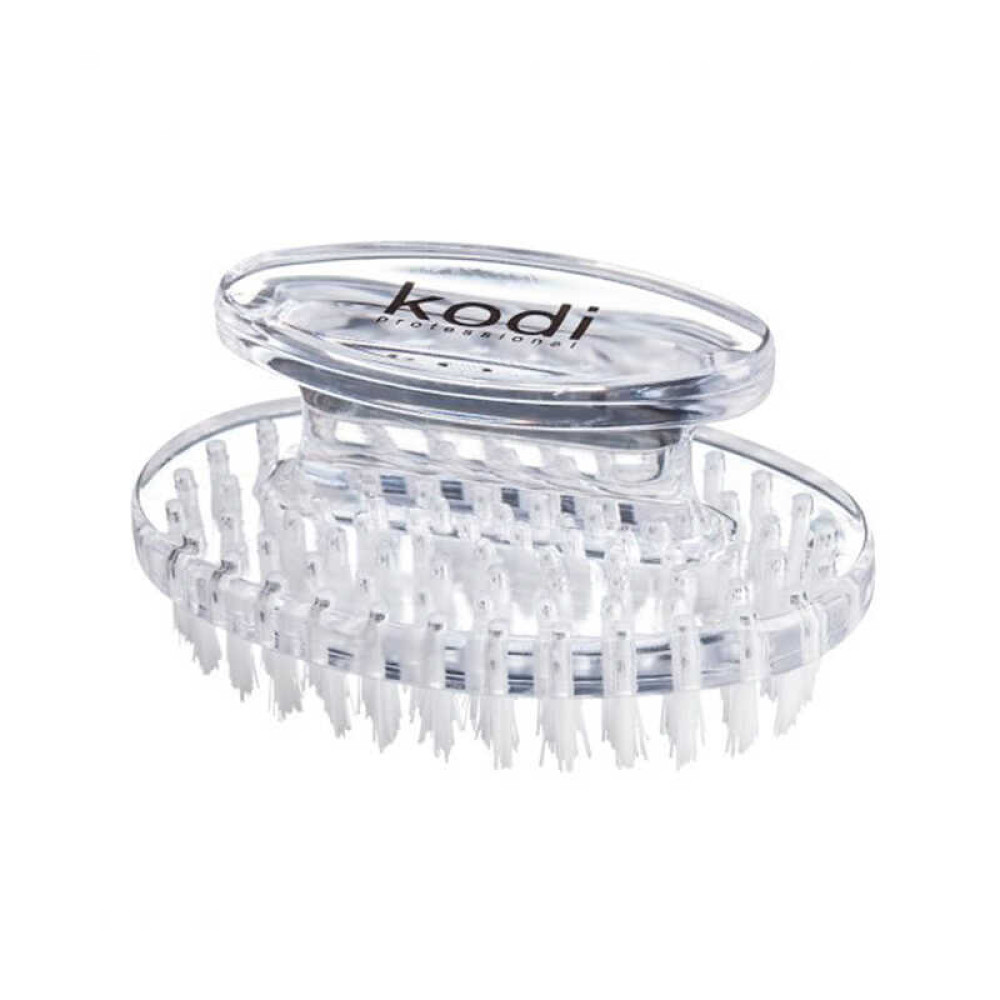Щітка кругла Kodi Professional для видалення пилу овальна. прозора