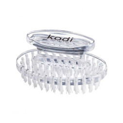 Щітка кругла Kodi Professional для видалення пилу овальна. прозора