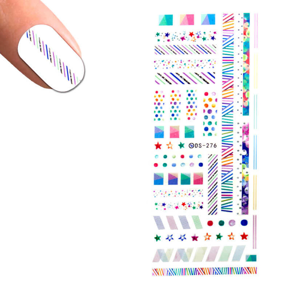 Слайдер-дизайн DS 276 Линии. точки цветные