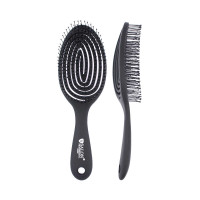 Расческа для волос Salon Professional 18200P, 23х7,5 см, матовая, цвет черный