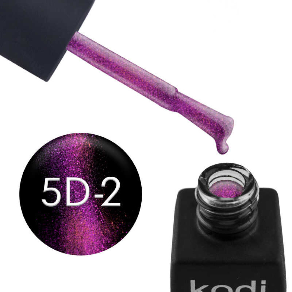 Гель-лак Kodi Professional Moonlight 5D 02 рожево-золотистий відблиск 8 мл