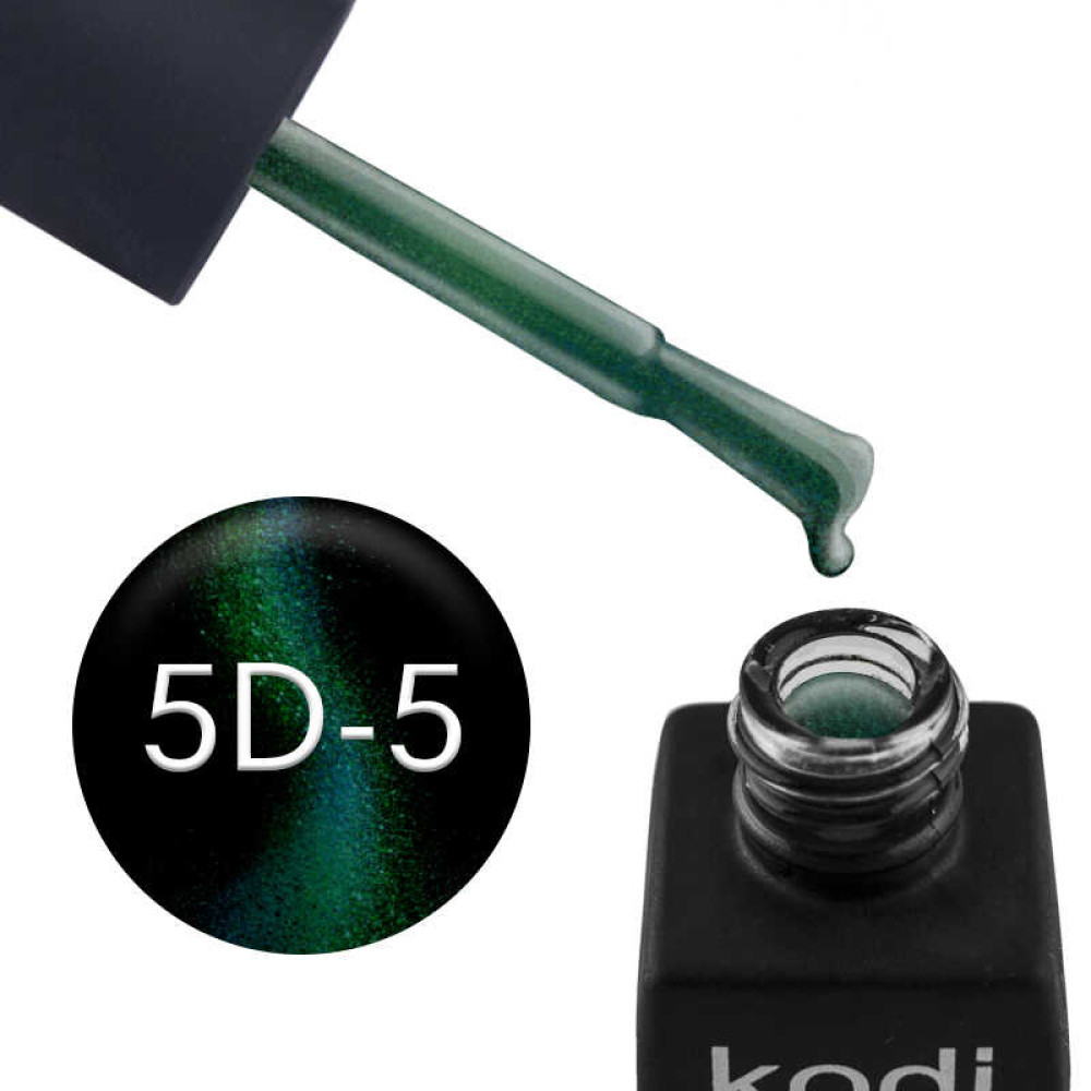 Гель-лак Kodi Professional Moonlight 5D 05 изумрудно-фиолетово-сиреневый блик, 8 мл