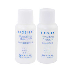 Набір Biosilk Hydrating Therapy шампунь, кондиціонер для глибокого зволоження волосся, 2 шт x 15 мл
