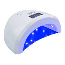УФ LED лампа светодиодная SUN 1s, 48 Вт, таймер 10,30,60,99 сек, с дисплеем, цвет белый