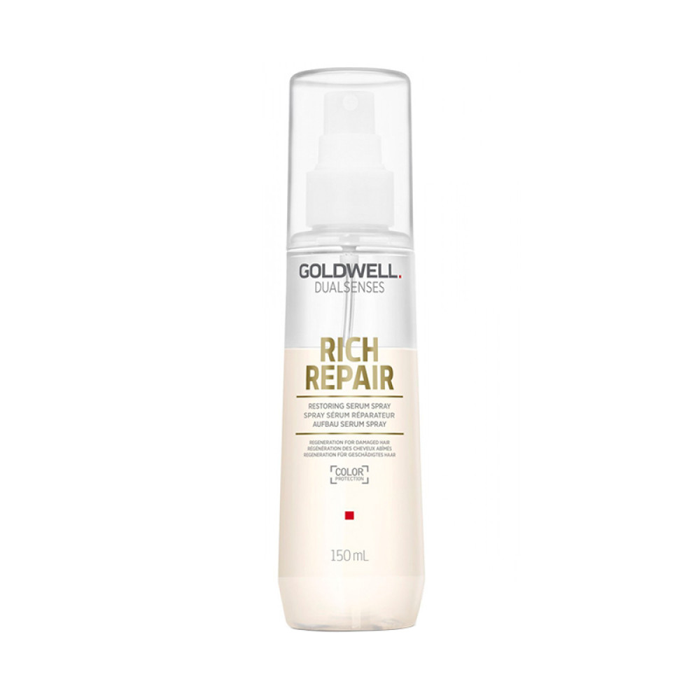 Спрей-сироватка Goldwell Rich Repair Restoring Serum Spray для сухого і пошкодженого волосся. 150 мл