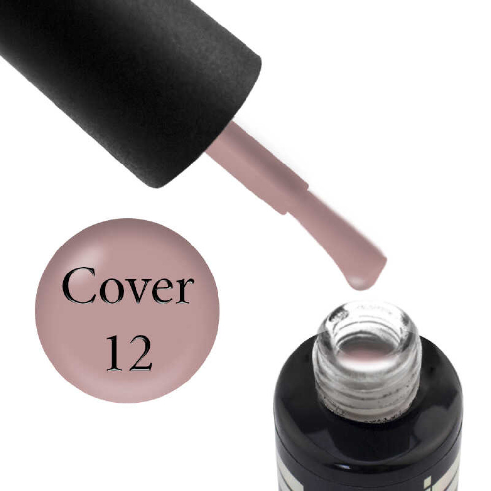 База камуфлююча для гель-лаку Oxxi Professional Cover Base Coat № 12 натуральний рожево-тілесний. 10 мл
