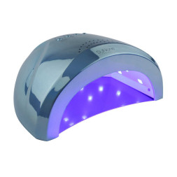 УФ LED лампа світлодіодна Sun One Mirror Blue 48 Вт і 24 Вт, таймер 5, 30, 60 сек, дзеркально-блакитна