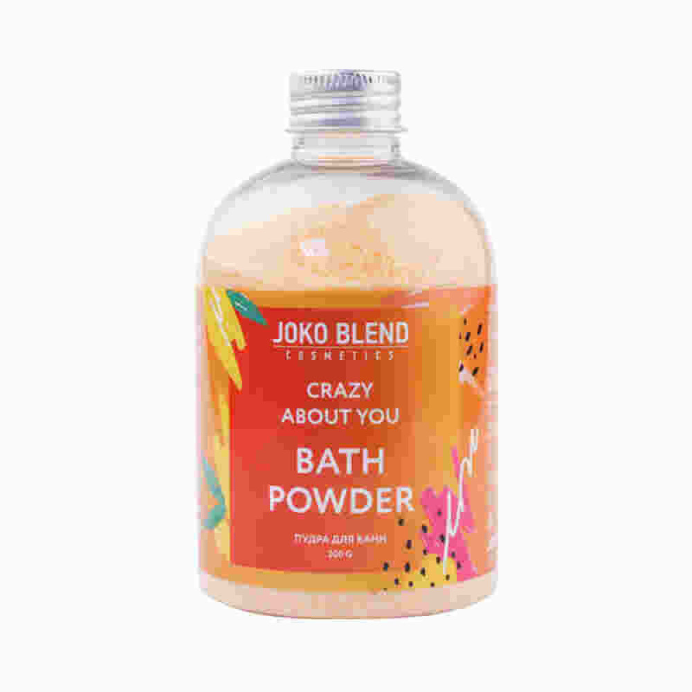 Пудра бурлящая для ванны Joko Blend Crazy About You с маслом абрикосовой косточки и мяты. 200 г