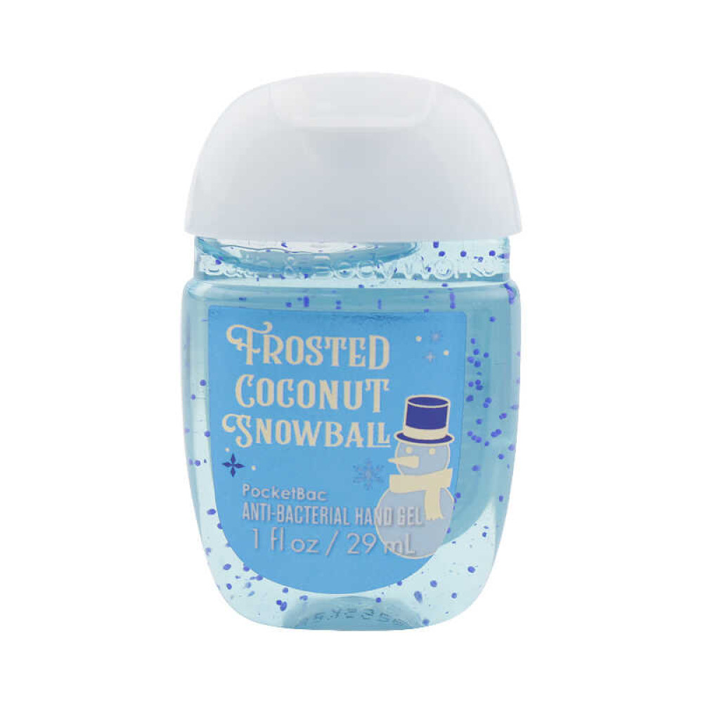 Санитайзер Bath Body Works PocketBac Frosted Coconut Snowball, кокосовый снежок, 29 мл