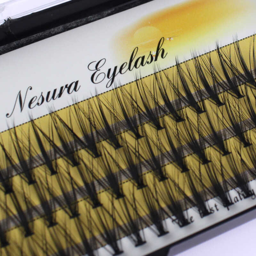 Пучковые ресницы Nesura Eyelash 13 мм, черные