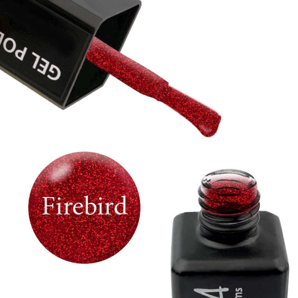 Гель-лак ReformA Firebird 941941 малиновая фуксия с красными шиммерами. 10 мл