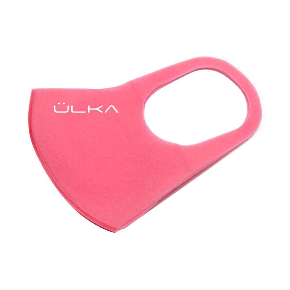 Питта-маска на лицо ULKA многоразовая защитная. цвет розовый