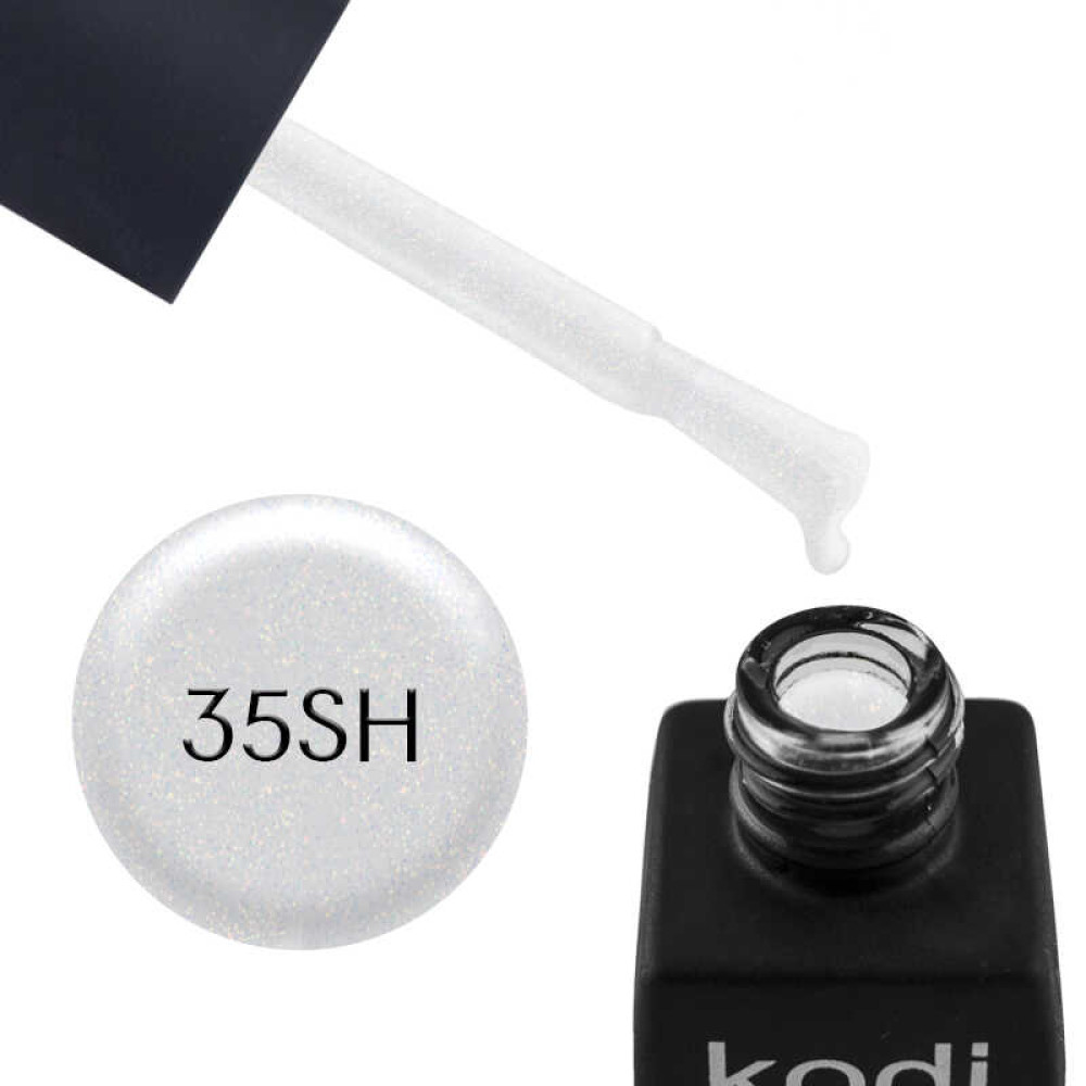 Гель-лак Kodi Professional Shine SH 035 переливающиеся шиммеры на прозрачной основе, 8 мл