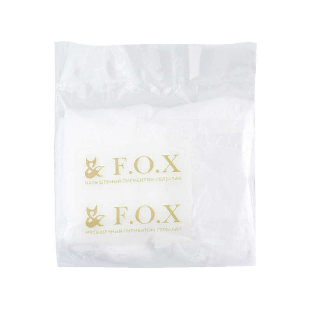 Перчатки одноразовые для маникюра F.O.X с кератином. коллагеном и экстрактом лотоса. пара