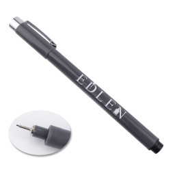 Олівець-маркер для дизайну нігтів Edlen Professional So Slim Marker 005, колір чорний
