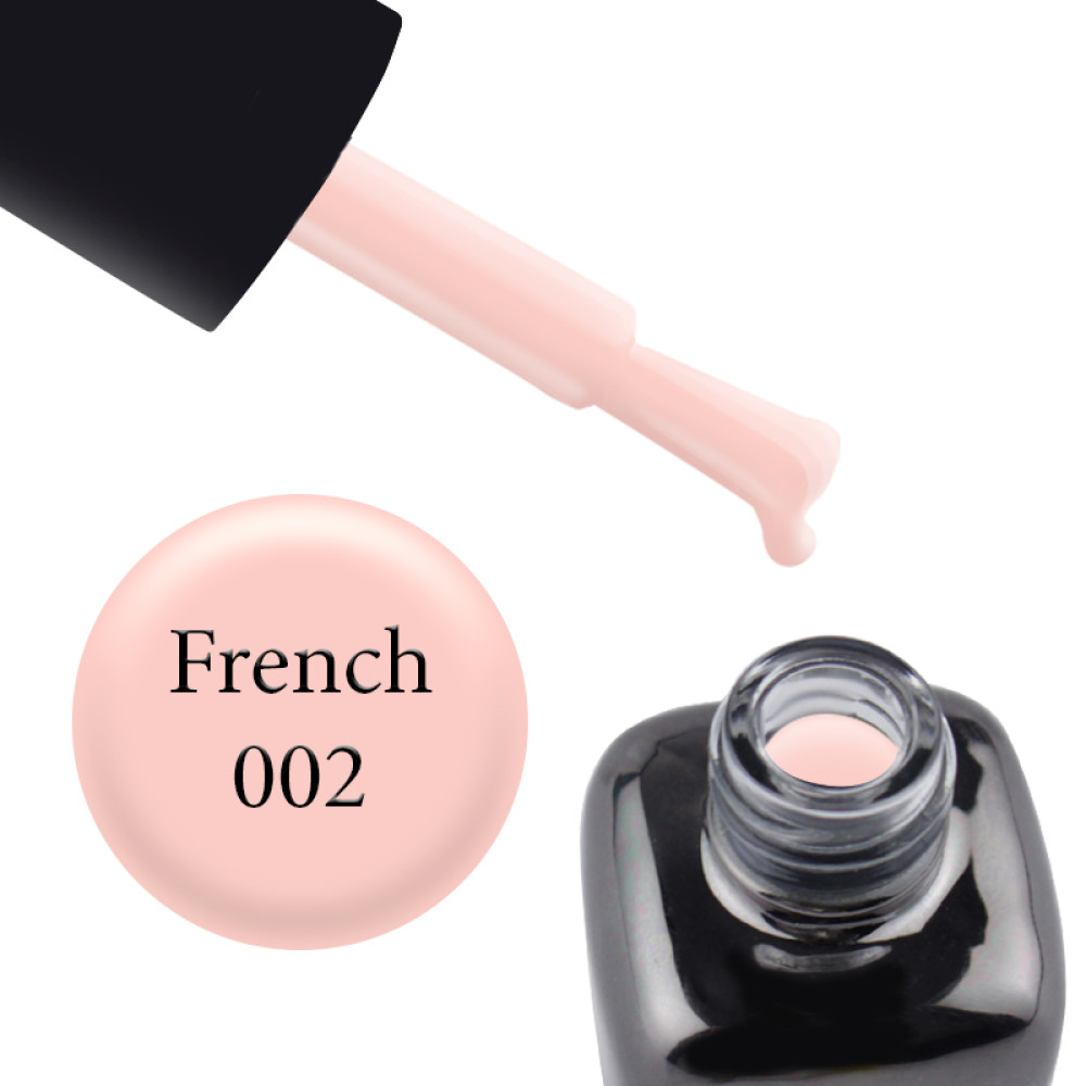 Гель-лак LEO French 002 рожевий серпанок. 9 мл