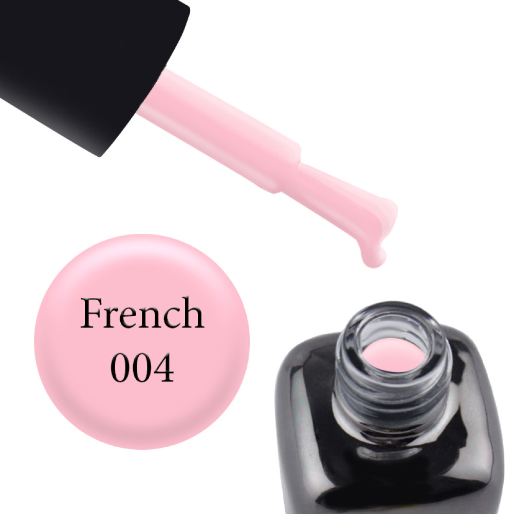 Гель-лак LEO French 004 рожевий бузок. 9 мл